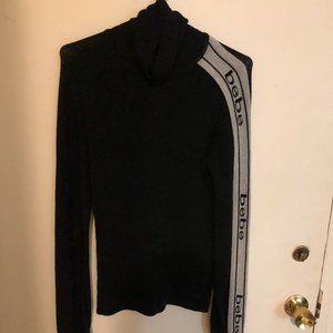 BEBE Black Turtleneck